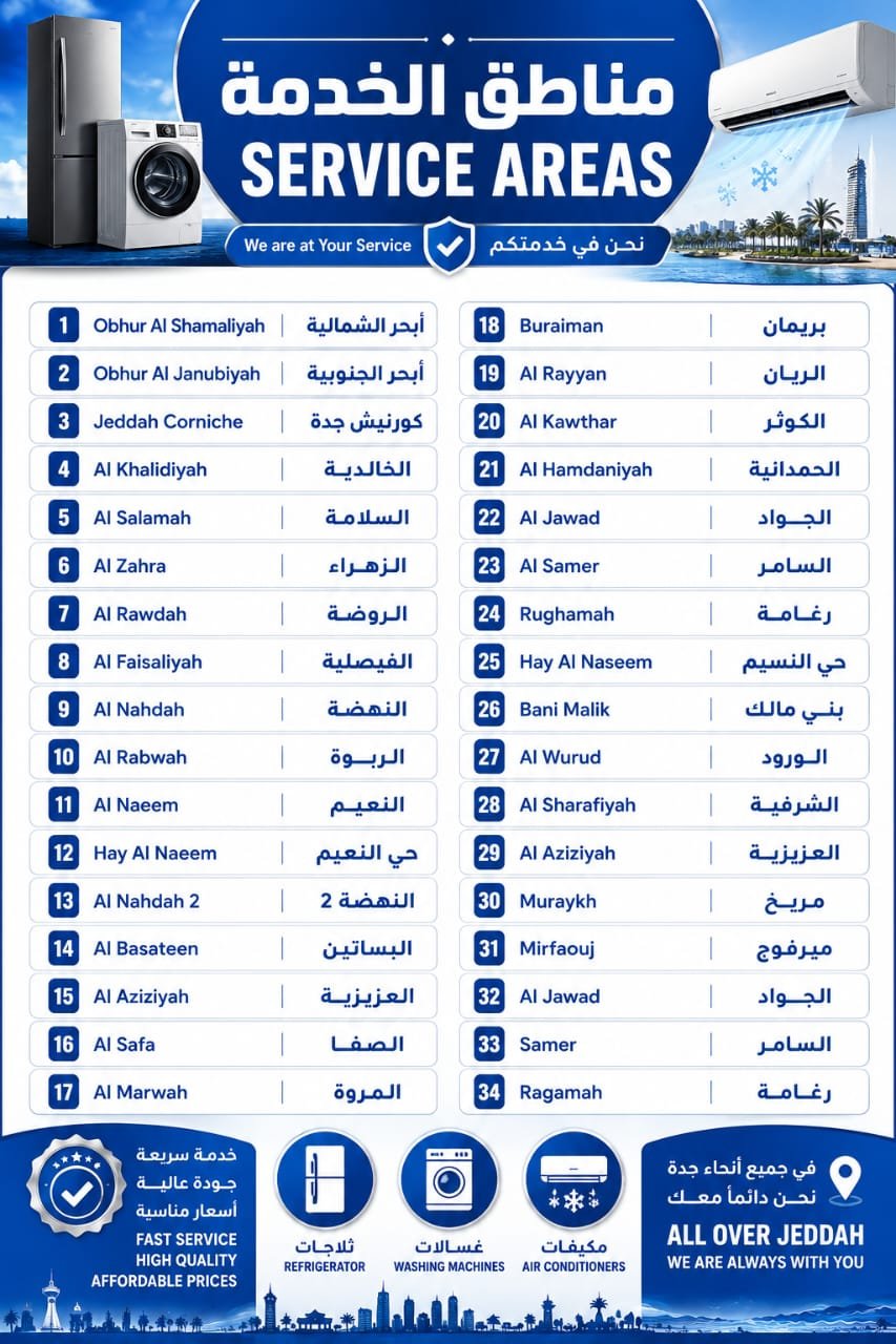 Service Areas in Jeddah